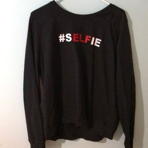 Worn Aeropostale #SELFIE sweatshirt